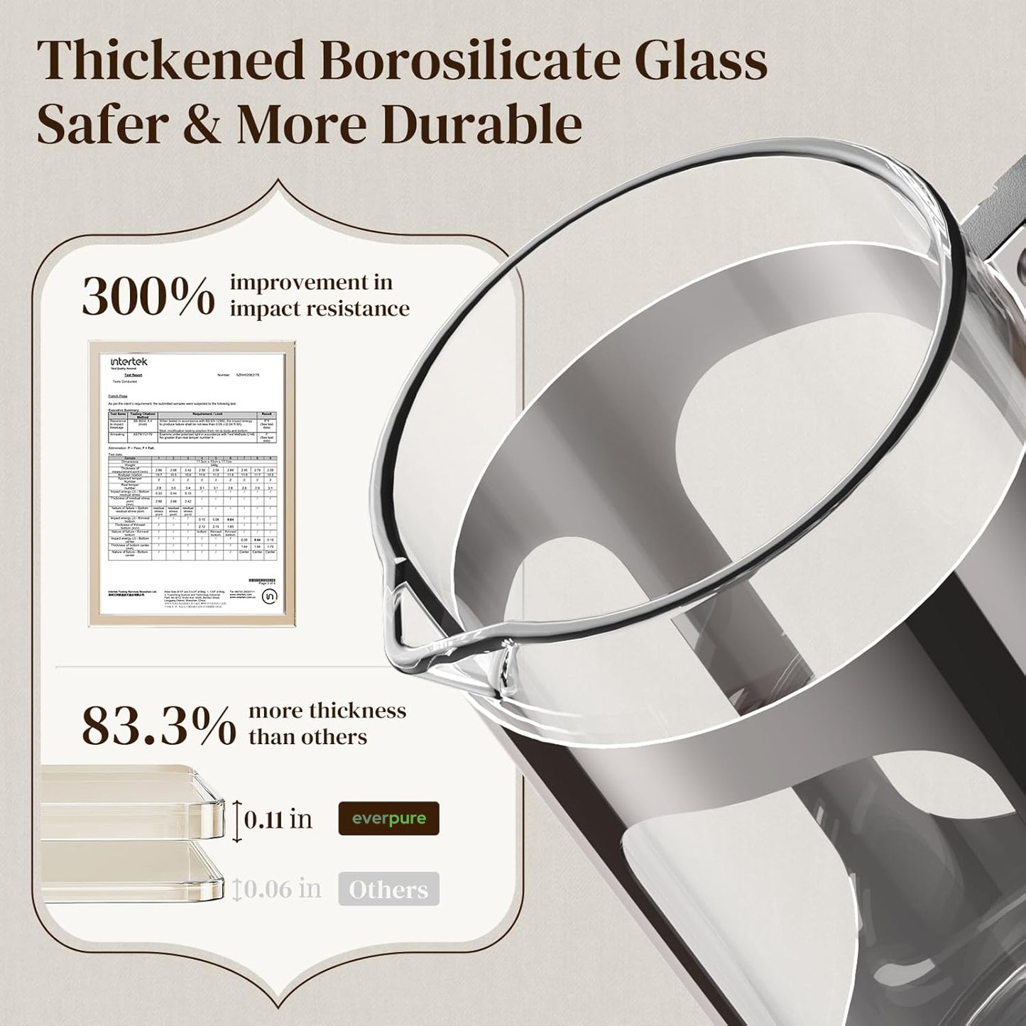 EverPure French Coffee Press